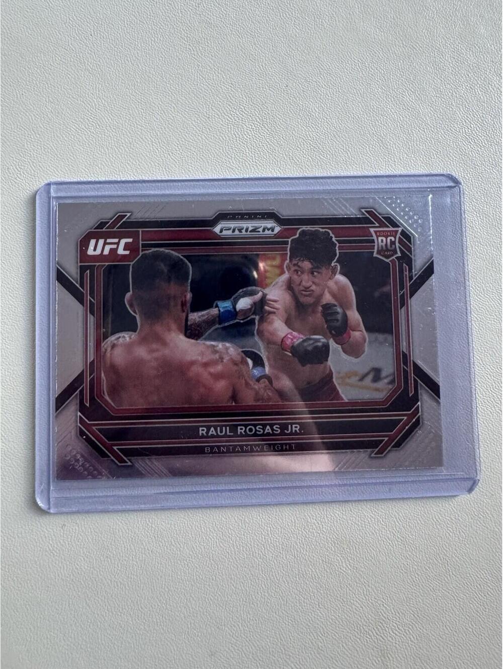 2023 Prizm UFC Raul Rosas Jr. Silver Prizm Rookie Card No. 8 Panini America NM+
